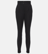 Dolce & Gabbana Black High-rise Trousers In Black