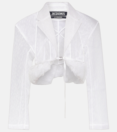 JACQUEMUS LA VESTE DENTELLE LACE JACKET