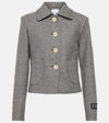 PATOU CROPPED WOOL JACKET