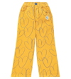 Jellymallow Heart Corduroy Pants In Yellow