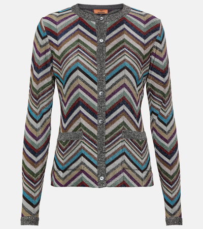 Missoni Zig Zag Wool-blend Cardigan In Multicolour