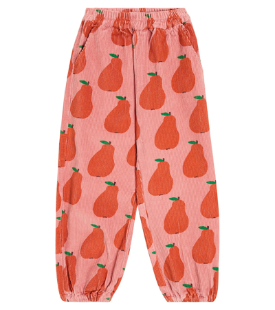 Jellymallow Kids' Printed Cotton Jersey Sweatpants In Pink