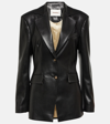 NANUSHKA HATHI FAUX LEATHER BLAZER