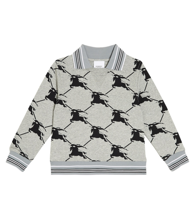 Burberry Kids' Sweatshirt Ekd Aus Baumwoll-jersey In Grey