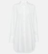 The Row Victoria Oversized Cotton Poplin Shirt In White