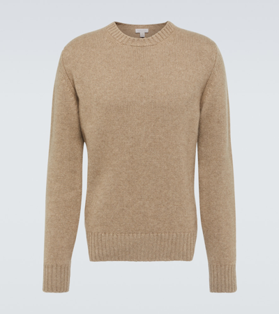 Sunspel Cashmere Sweater In Brown