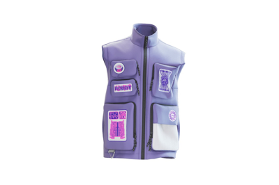 Pre-owned Rtfkt Clonex Robot Utility Vest Purple