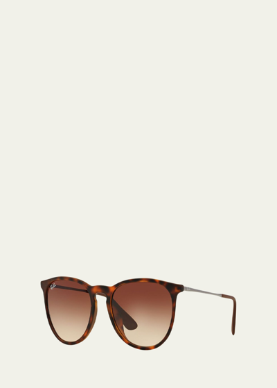 Ray Ban Polarized Aviator Sunglasses In Brown