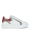 Alexander Mcqueen Leather Oversized Sneakers In White