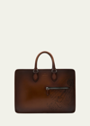 Berluti Briefcase Bag Featuring Adjustable Strap In Brown