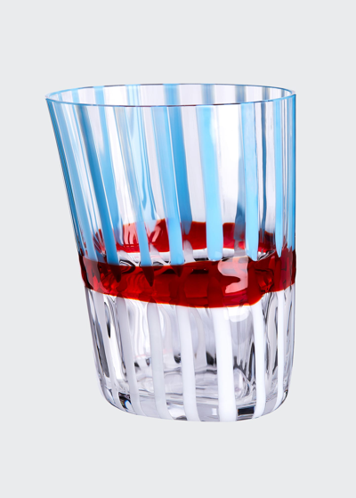 Carlo Moretti Bora Drinking Glass In Blue/red