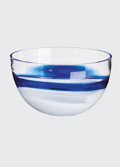 Carlo Moretti Le Diverse Bowl In Blue/white