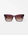 Ann Taylor Square Butterfly Sunglasses In Plum Rose