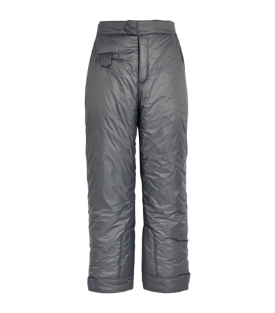 Giorgio Armani Padded Neve Trousers In Grey