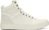 Diesel S-spaark Leather High Top Sneaker Men's Shoes In T1018 Ice