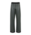 JW ANDERSON JW ANDERSON JACQUARD STRAIGHT TROUSERS