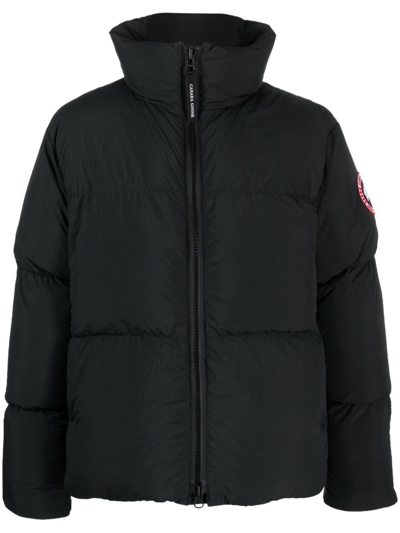 CANADA GOOSE BLACK LAWRENCE QUILTED JACKET