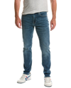 7 For All Mankind Slimmy Stretch Tapered Cotton Jeans In Blue