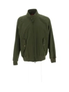 Baracuta High-neck Flap-pockets Windbreaker In Beech