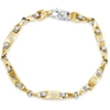Pompeii3 Men's Link 14k Gold (28gram) Or Platinum (45gram) 5.5mm Bracelet 8.5" In Gold