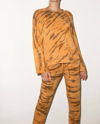 Lna Animale Dye Sweater In Tie Dye In Multi