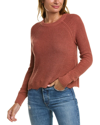 AUTUMN CASHMERE COTTON BY AUTUMN CASHMERE SCALLOPED SWEATER