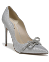 Sam Edelman Deela Womens Scalloped Embellished Pumps In Grey