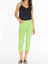 MULTIPLES CROP PANT IN LIME