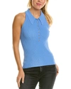 AUTUMN CASHMERE RIBBED POLO HALTER SWEATER