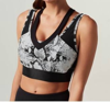 Blanc Noir Counterpoint Bra In Black/white In Multi