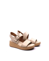 SÖFFT WOMEN'S FAEDRA WEDGE SANDAL IN BEIGE