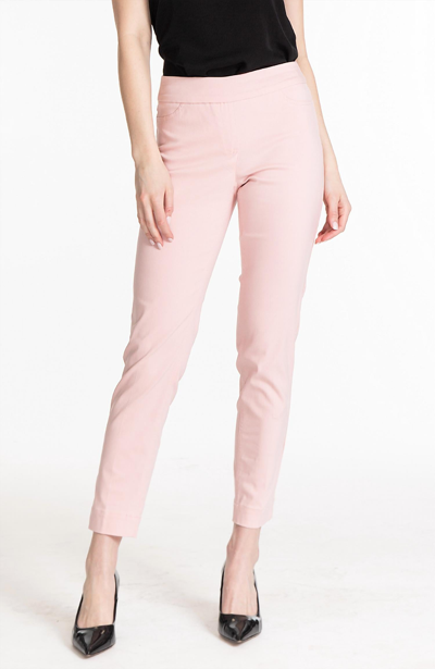 Slimsation By Multiples Ankle Pant In Dusty Pink