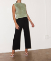 Lna Core Ribbed Kismet Pant In Black In Black