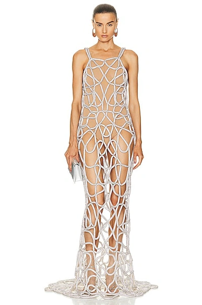 Cult Gaia X Revolve Arya Gown In Crystal