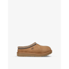 Ugg Tasman Ii Contrast-stitch Suede Slippers 7-10 Years In Brown