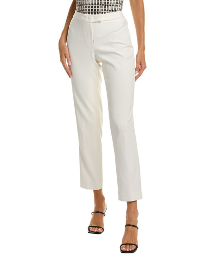 Anne Klein Contour Stretch Straight Pant In White