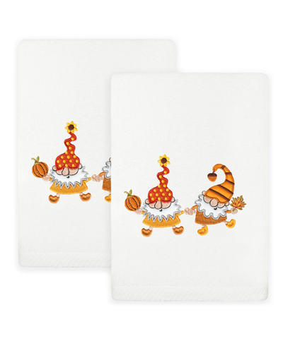 Linum Home Textiles Autumn Gnomes Turkish Cotton Hand Towels
