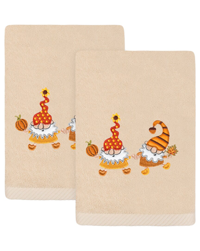 Linum Home Textiles Autumn Gnomes Turkish Cotton Hand Towels