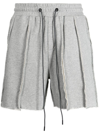 MOSTLY HEARD RARELY SEEN EXPOSED-SEAM COTTON TRACK SHORTS