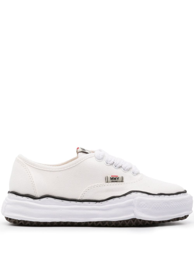 Miharayasuhiro Baker Low Top Canvas Sneaker In White