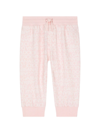 Dolce & Gabbana Logo-print Knitted Leggings In Pink