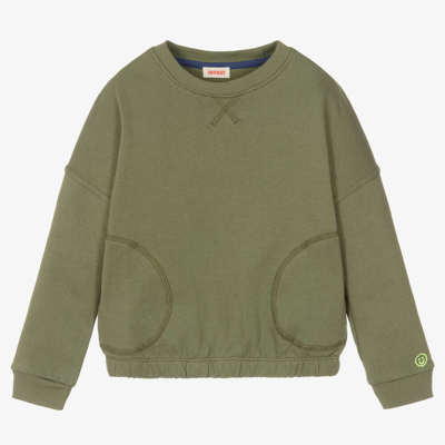 Joyday Kids' Boys Green Cotton Sweatshirt