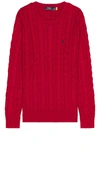 Polo Ralph Lauren Long Sleeve Sweater In Rot