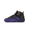 Jordan Air  12 Retro Basketball Shoe In Black