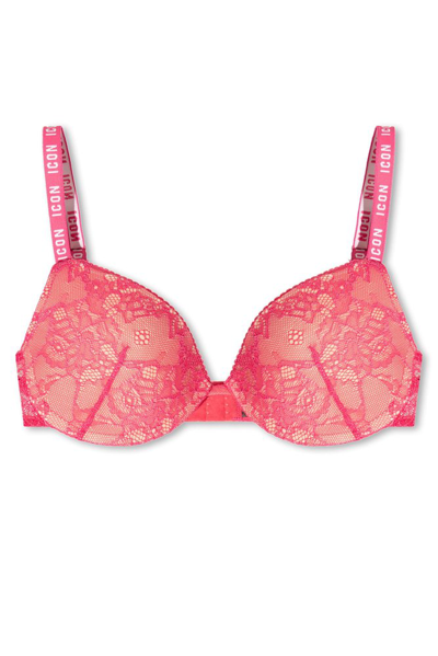 Dsquared2 Icon Detailed Lace Bra In New