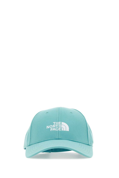 The North Face Logo Embroidered Baseball Cap In Blue