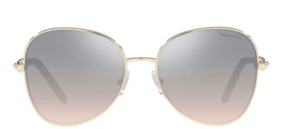 Tiffany & Co . Oversized Frame Sunglasses In Gold