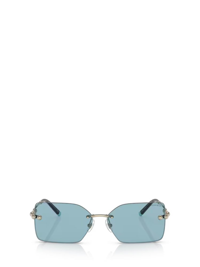 Tiffany & Co . Rectangle Frame Sunglasses In Silver