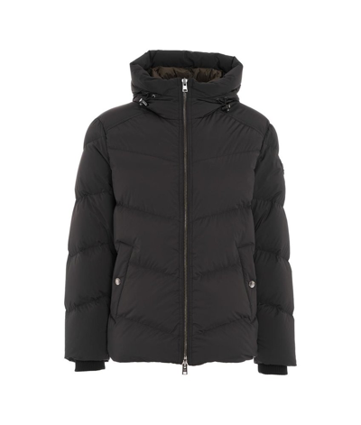 Woolrich Quilted Down Jacket In Black
