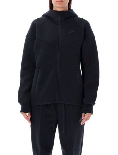 Nike Sportswear Tech Fleece Windrunner Zip Hoodie In Black